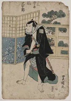 The actor Seki Sanjuro in the role of Ukai Kujuro