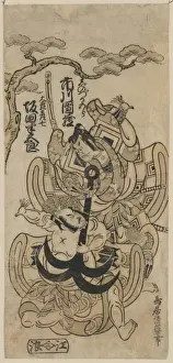 Ichikawa Prints: The actors Ichikawa danzo in the role of Shinozuka Goro