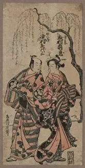 The actors Ichimura Kamezo and Nakamura Kiyoza