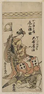 Onoe Prints: The actors Onoe Matsusuke in the role of Princess Odamaki an