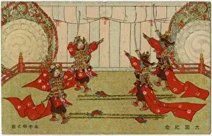 Actors pretending to be Samurai - Japan