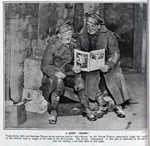 Bold Prints: Two actors reading a wartime ??The Bystander?? between sho