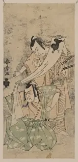 Ichikawa Prints: The actors Sawamura Sojuro in the role of Kudo Tsuketsune an