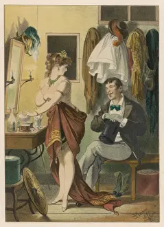 Admirer Prints: Actress and an Admirer