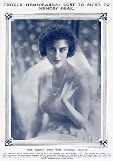 Bobbie Prints: Actress Beatrice Lillie pictured in 1920 in The Tatler following her 1919 marriage to