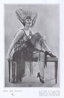 Images Dated 12th May 2016: The actress Mai Bacon, London, 1924