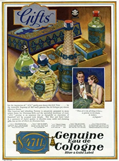 Images Dated 18th February 2016: Advertisement for 4711 Eau de Cologne