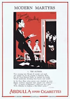 Abdulla Gallery: Advert for Abdulla cigarettes, 1927