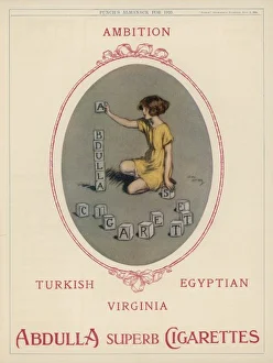 Abdulla Gallery: Advert / Abdulla Cigs 1925