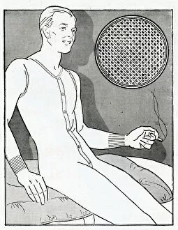 Aertex Gallery: Advert for Aertex mens combinations 1929