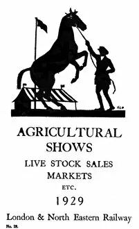 Live Stock Collection: Advertisement for Agricultural Shows via LNER