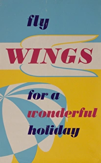 Images Dated 3rd November 2016: Advertisement for air travel
