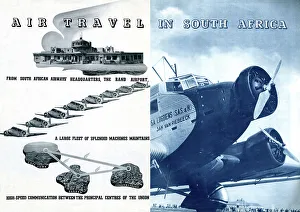 Rand Prints: Advert, Air Travel in South Africa