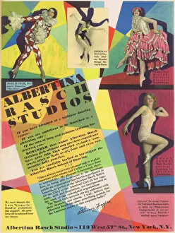 Albertina Gallery: Advert for Albertina Rasch dance studios (1928)