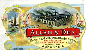 Allan Gallery: Advert, Allan & Dey, Fish Merchants, Aberdeen