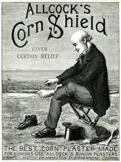 Advert, Allcock's Corn Shield