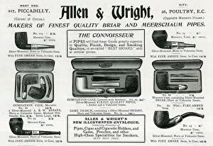 Finest Collection: Advert, Allen & Wright, Briar and Meerschaum pipes