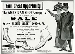 Advert for American Shoe Company 1909