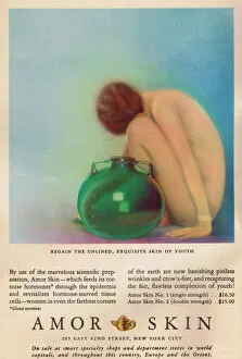 Images Dated 8th February 2012: Advert for Amor Skin, 1930