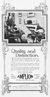 Advert for Amplon wireless loud speaker, a product