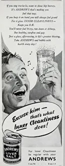 Medicines Collection: Advert for Andrews Liver Salt