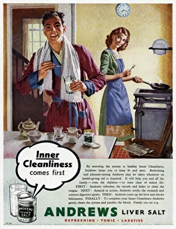 Images Dated 17th April 2012: Advert for Andrews Liver Salts