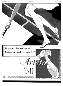 Advertisment Gallery: Advertisement for Aristoc silk stockings