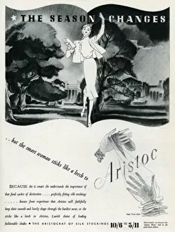 Images Dated 6th July 2012: Advert for Aristoc stockings 1937