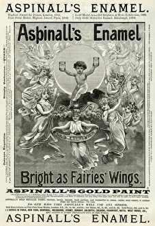 Arboretum Collection: Advert for Aspinalls Enamel 1890