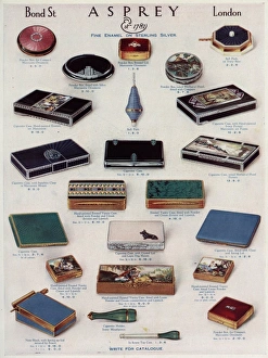 Accessory Gallery: Advert for Asprey cigarette cases