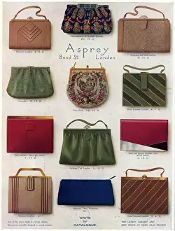 Calf Prints: Advert for Asprey clutch bags 1928