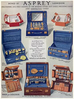 Advert for Asprey dressing case 1928