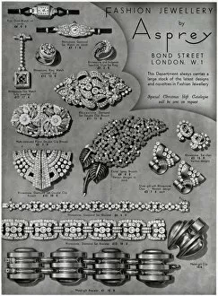 Images Dated 18th December 2015: Advert for Asprey jewellery 1938
