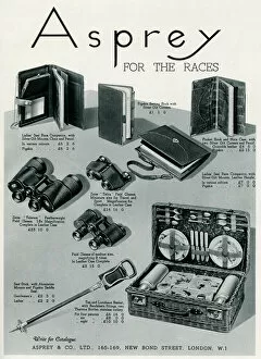 Aluminium Gallery: Advert for Asprey for the races 1937