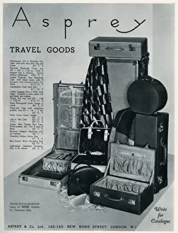 Advert for Asprey travel goods 1936