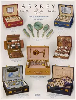 Asprey Prints: Advertisement for Asprey vanity cases