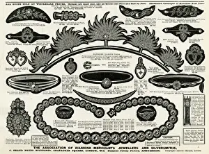 Jewellers Prints: Advert for Association of Diamond Merchants Jewellers 1896