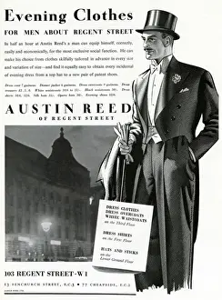Tails Prints: Advert for Austin Reed evening clothes 1937