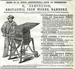 Chronicle Collection: Advert, B Samuelson, Britannia Iron Works, Banbury