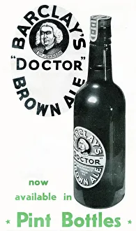 Pint Prints: Advert, Barclay's Doctor Brown Ale