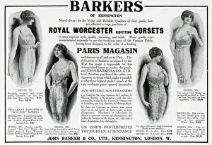 Lightly Prints: Advert for Barkers corsets 1914