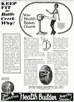 Images Dated 16th October 2017: Advert for Battle Creek Health Builder 1929