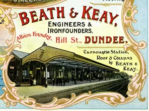 Albion Gallery: Advert, Beath & Keay, Engineers, Dundee, Scotland