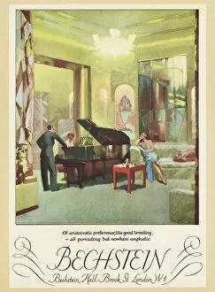 Mirror Collection: Advertisement for Bechstein Hall, Brook Street, London