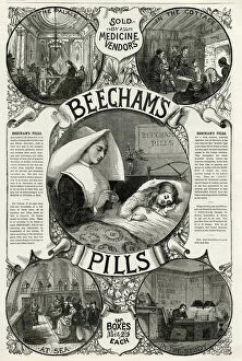 Advert for Beechams Pills 1886