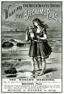 Medicines Collection: Advert for Beechams Pills 1887
