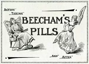 Medicines Collection: Advert for Beechams Pills 1900