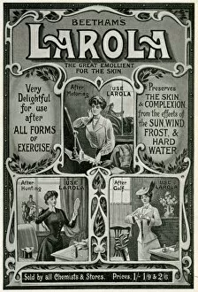 Advert for Beethams Larola skin care 1904