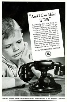 Laboratories Prints: Advert, Bell Telephone System, USA
