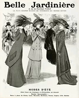 Jardiniere Gallery: Advert for Belle Jardiniere women clothing 1909
